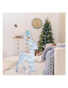 LUCI DI NATALE: vendita online Renna di Natale 3D: La Magia di Natale con 80 LED Soft in offerta 2