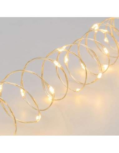LUCI DI NATALE: vendita online Catena Luminosa 200 MicroLED Bianco Caldo - La Magia di Natale a casa tua in offerta