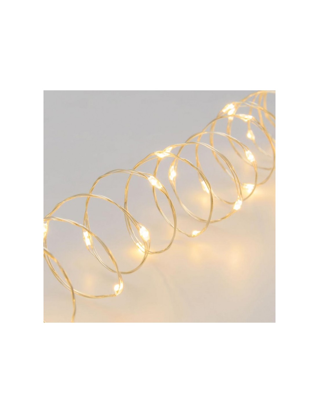 LUCI DI NATALE: vendita online Catena Luminosa 200 MicroLED Bianco Caldo - La Magia di Natale a casa tua in offerta