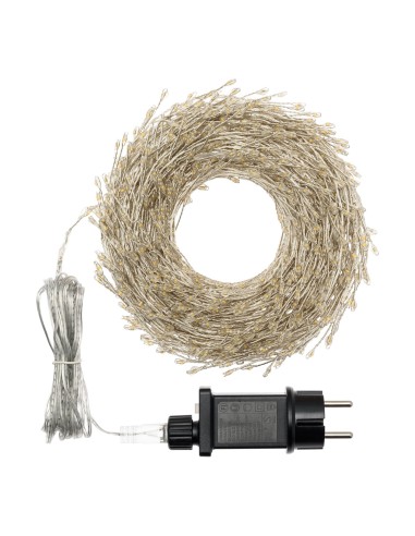 LUCI DI NATALE: vendita online Catena Luminosa 1000 MicroLED di Natale, La Magia di Natale con Illuminazione Bianca Fredda in...