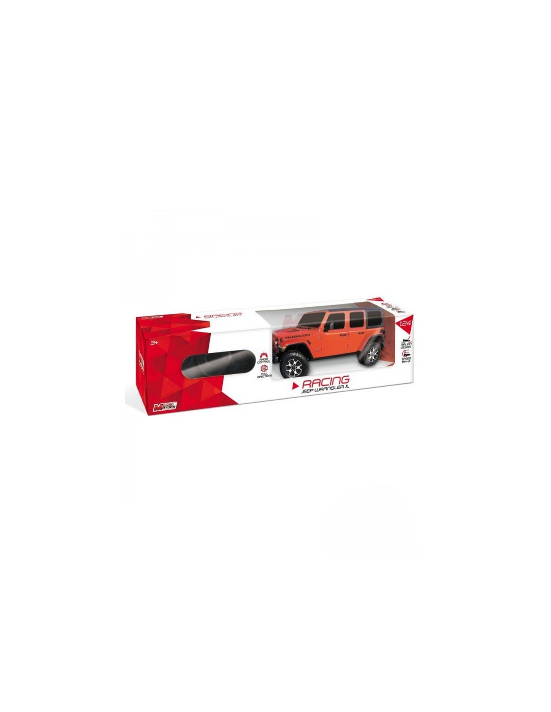 GIOCHI BOY: vendita online JEEP WRANGLER JL, AUTO RADIOCOMANDATA, SCALA 1:24, FINO A 8 KM/H, MONDO MOTORS in offerta