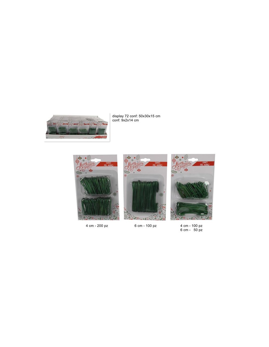 CONF GANCI 41837/40 X SFERE ASS