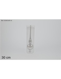 PUNTALE 59325 30CM SILVER LUCIDO 2