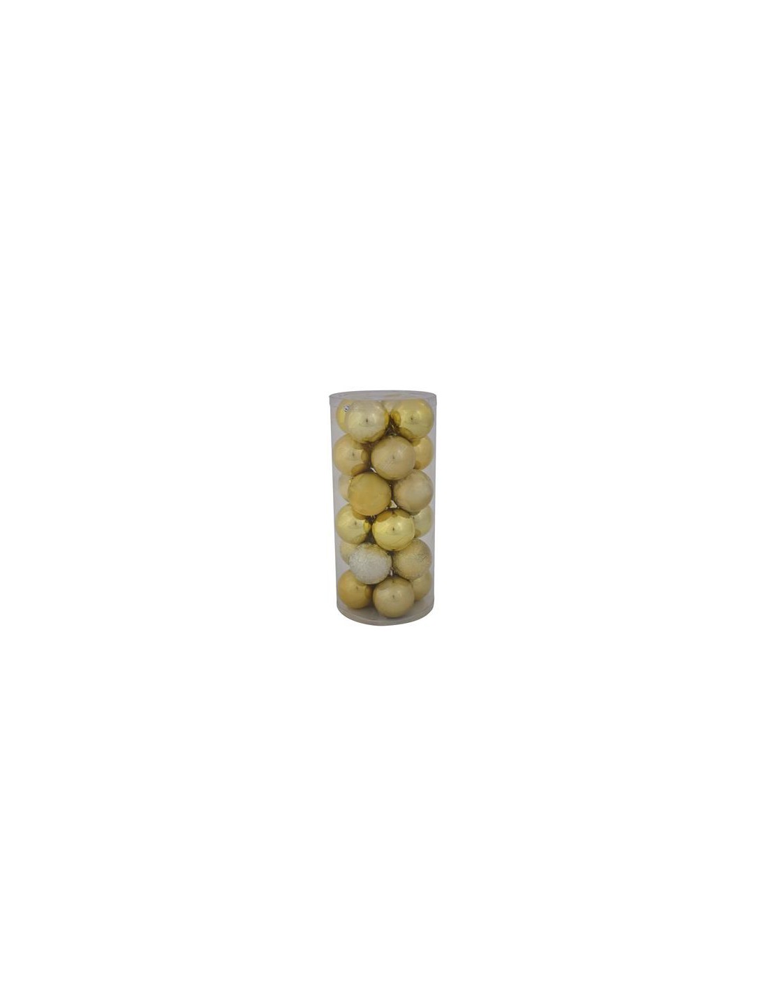 CONF 24 SFERE 90170 6CM ORO ASSORT
