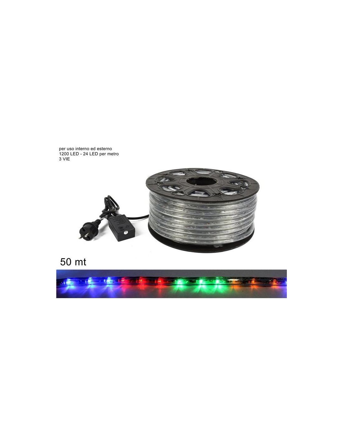 TUBO LUM 69877 50MT MULTICOLOR
