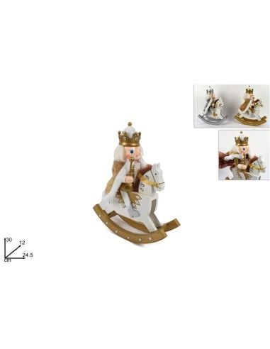 SCHIACCIANOCI 04793 LEGNO 30CM C/CAVALLO (0960)