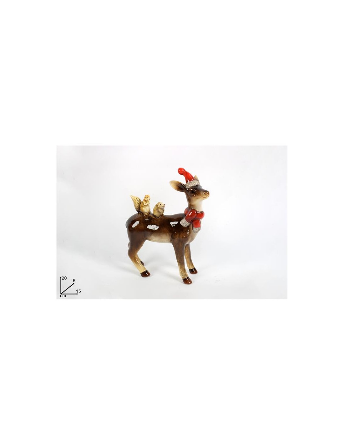 RENNA CON CAPPELLO 20CM