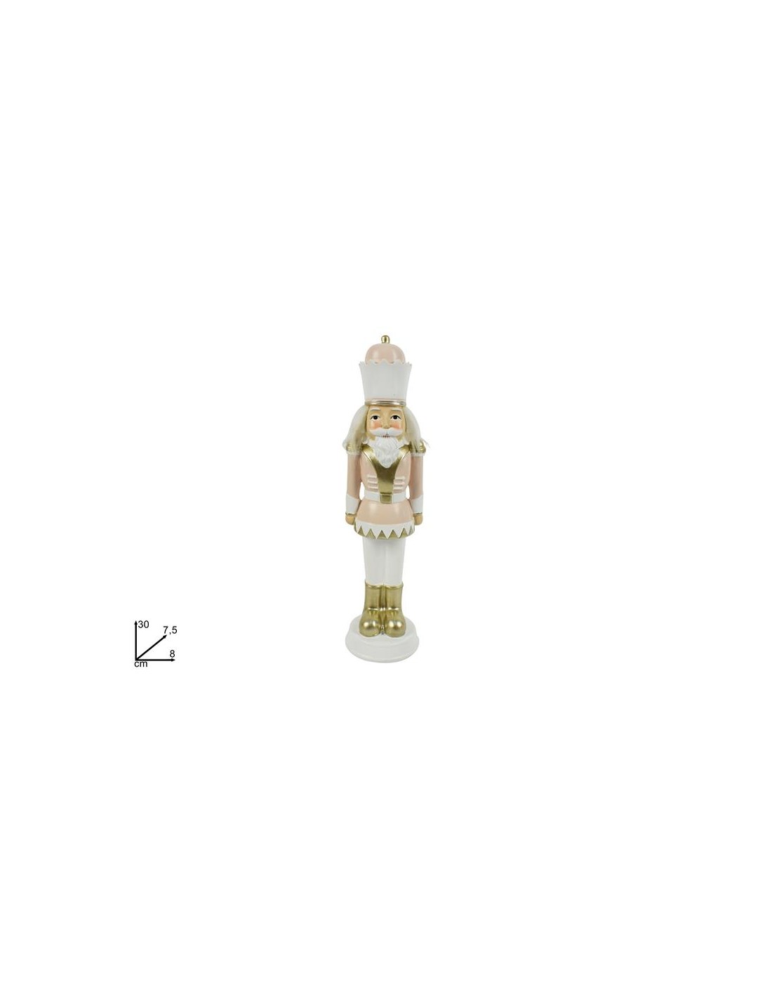 SCHIACCIANOCI 05104 SOLDATO ROSA 30CM (0600)