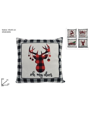 CUSCINO SFODERABILE 45X45CM SCOZZESE ASSORTITO