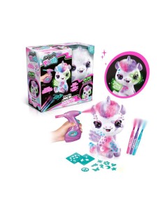 Rocco Giocattoli, Airbrush Plush Unicorno, Unicorno Brilla al Buio,...