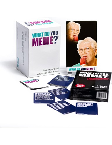 GIOCHI DI SOCIETA'E PUZZLE: vendita online WHAT DO YOU MEME? ESPANSIONE NSFW +18 in offerta