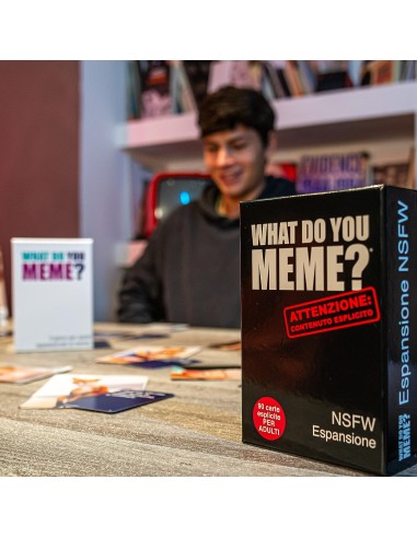 GIOCHI DI SOCIETA'E PUZZLE: vendita online WHAT DO YOU MEME? ESPANSIONE NSFW +18 in offerta