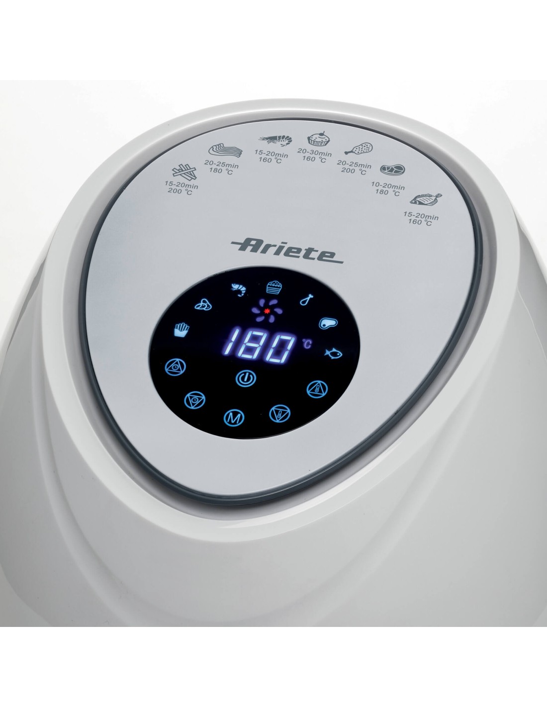 FRIGGITRICI: vendita online Ariete Friggitrice ad Aria 4618, 5,5L, 1800W, Bianco, Display Digitale, Cestello Antiaderente in ...
