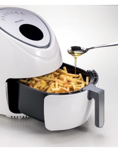 FRIGGITRICI: vendita online Ariete Friggitrice ad Aria 4618, 5,5L, 1800W, Bianco, Display Digitale, Cestello Antiaderente in ...