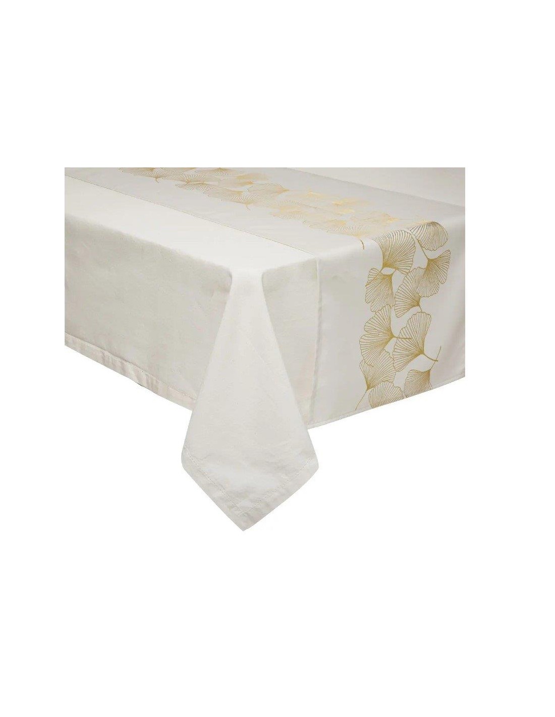 RUNNER 175757 45X200 BIANCO FOGLIE DI GINKGO