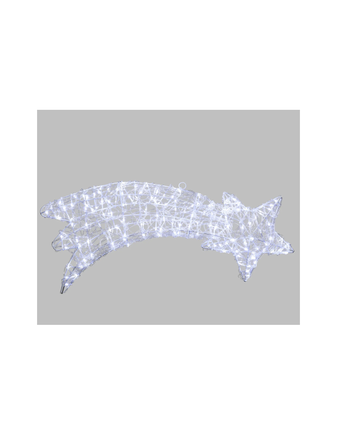 LUCI DI NATALE: vendita online Stella Cometa 2D 75cm in Acrilico Soft | 140 Gocce LED Bianchi | Alta Luminosità | Shop in Cas...