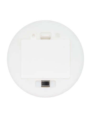 LUCI DI NATALE: vendita online Bottiglia Magic 9x34cm Vetro Bianco Oro, LED Proiezione Renne, Luce Bianca Calda in offerta