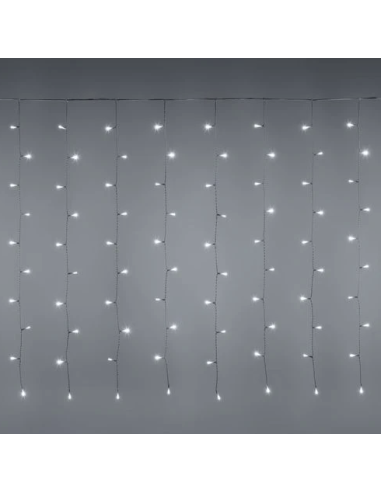LUCI DI NATALE: vendita online Tenda Luminosa a 200 LED - Effetto Diamante - Decorazione Natalizia 320xH.100cm in offerta