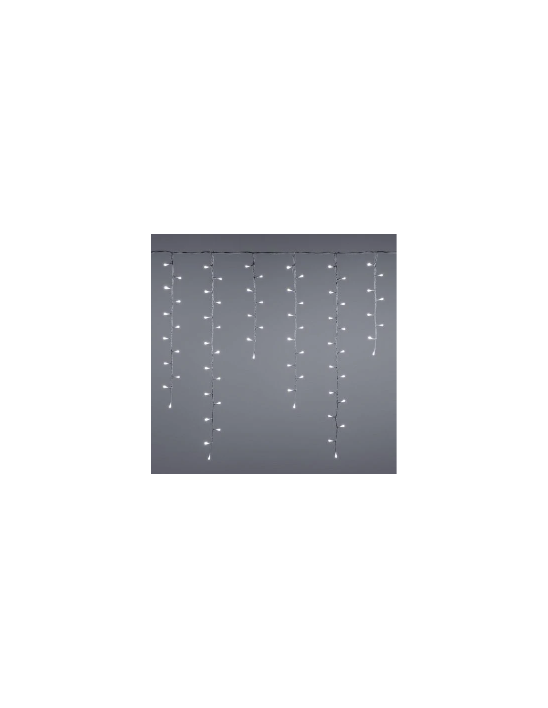 LUCI DI NATALE: vendita online Tenda Luminosa a LED Effetto Neve 360xH.80cm da 288 LED Bianco Freddo - Decorazione Natalizia ...