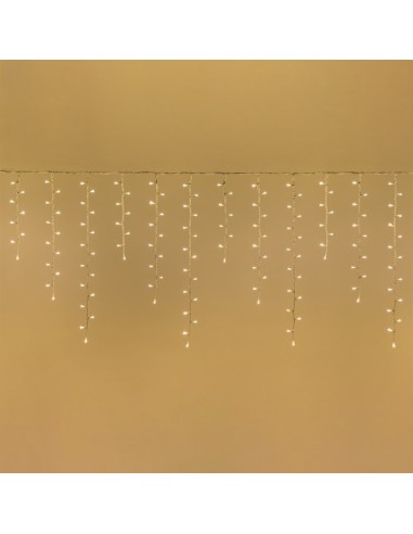 LUCI DI NATALE: vendita online Tenda Luminosa di Natale Snow Light 360xH80cm 288 LED Nevicata Bianco Caldo in offerta