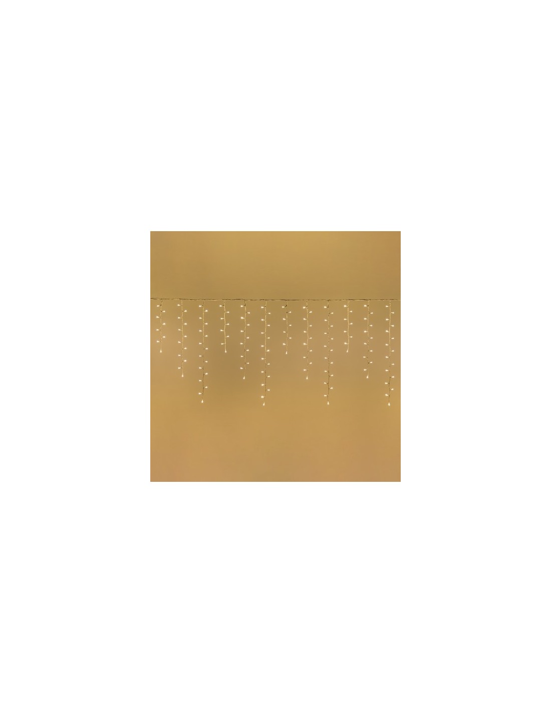 LUCI DI NATALE: vendita online Tenda Luminosa di Natale Snow Light 360xH80cm 288 LED Nevicata Bianco Caldo in offerta