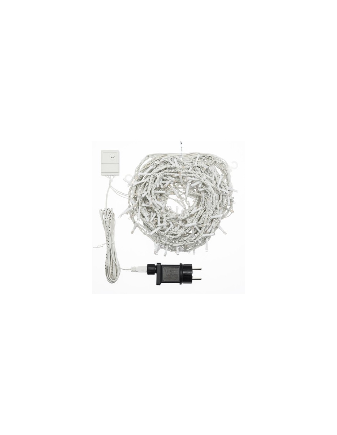 LUCI DI NATALE: vendita online Tenda Luminosa di Natale Snow Light 360xH80cm 288 LED Nevicata Bianco Caldo in offerta