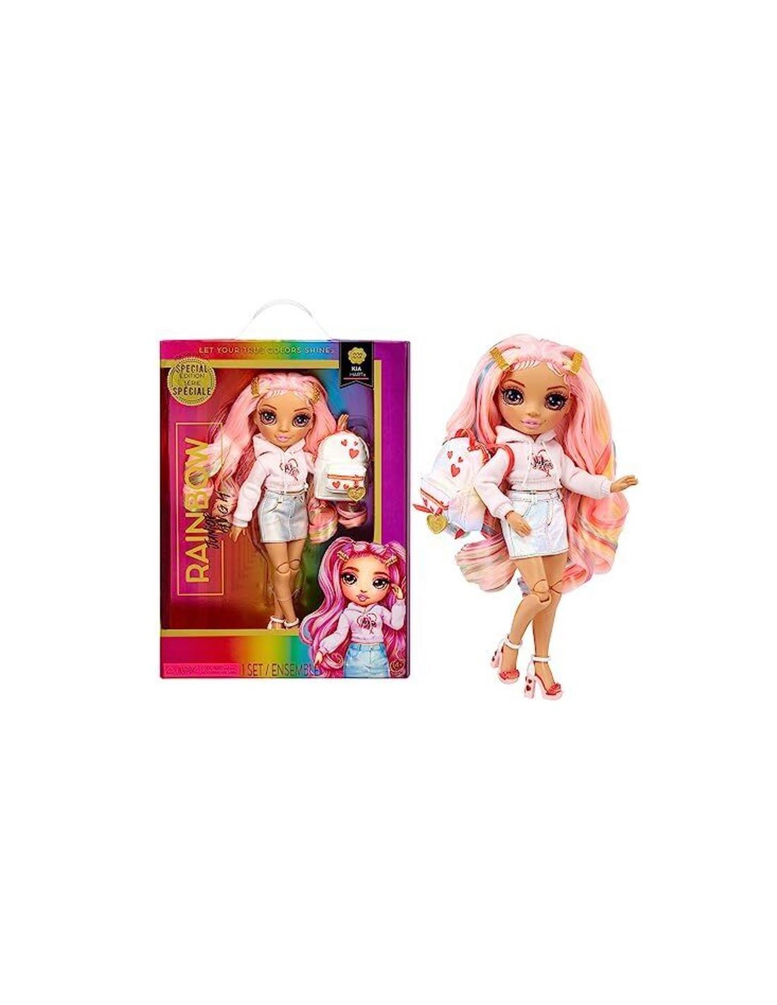 GIOCATTOLO PUBBLICIZZATO: vendita online RAINBOW HIGH JUNIOR KIA HART 590781 in offerta