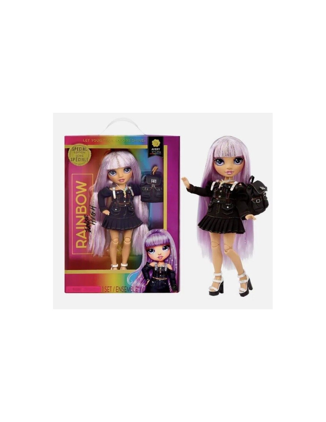 GIOCATTOLO PUBBLICIZZATO: vendita online RAINBOW HIGH JUNIOR AVERY STYLES 590798 in offerta