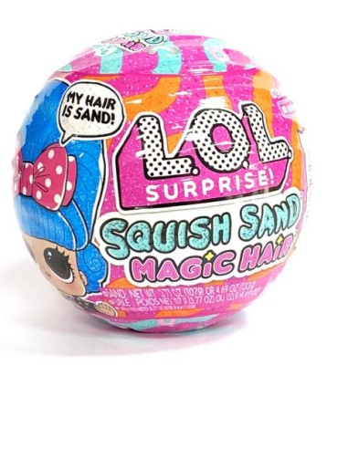 LOL SURPRISE 593188 SQUISH SAND MAGIC HAIR TOTS