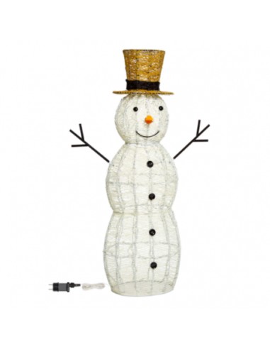 LUCI DI NATALE: vendita online Pupazzo di Neve 3D H105CM di Natale, La Magia di Natale per la Tua Casa, 220 LED Traditional i...