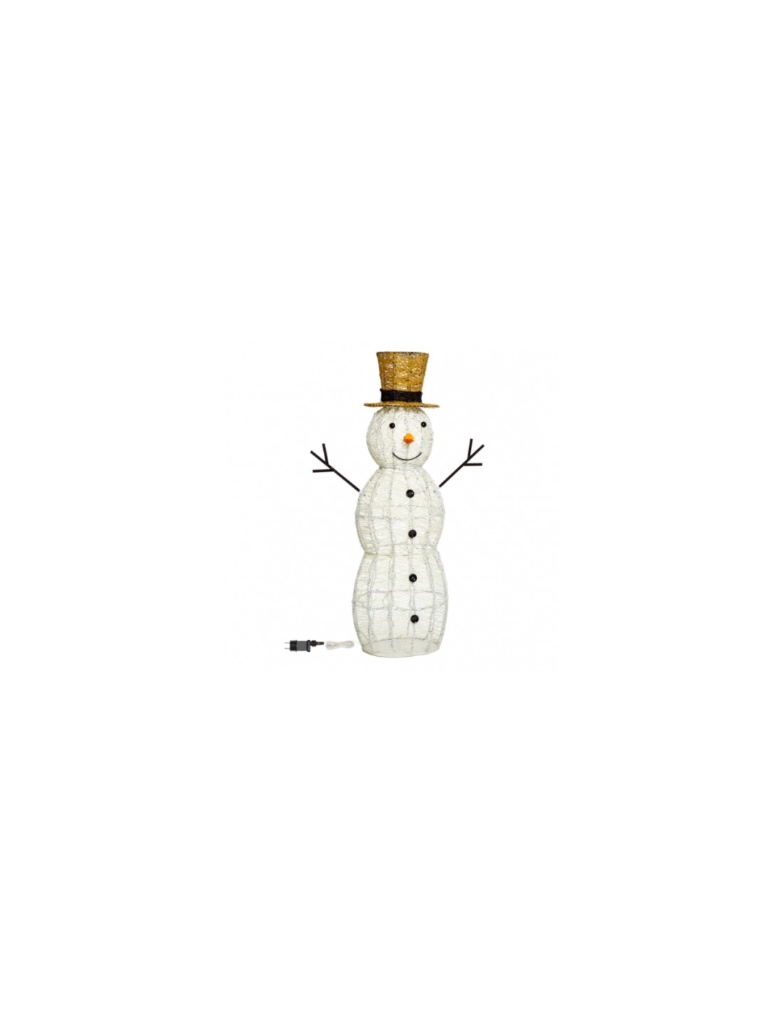 LUCI DI NATALE: vendita online Pupazzo di Neve 3D H105CM di Natale, La Magia di Natale per la Tua Casa, 220 LED Traditional i...