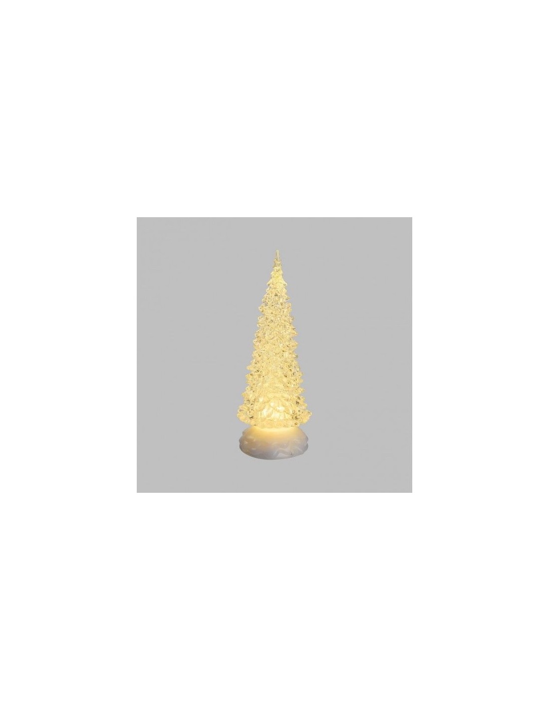 LUCI DI NATALE: vendita online Albero Acrilico Glitter LED Ice 32cm, Effetto Ghiaccio Scintillante con RGB in offerta