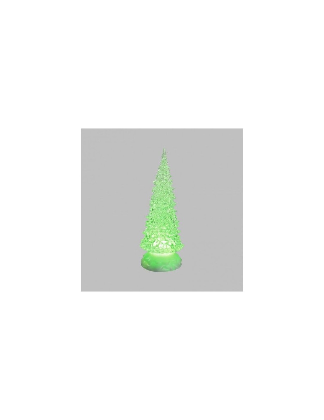 LUCI DI NATALE: vendita online Albero Acrilico Glitter LED Ice 32cm, Effetto Ghiaccio Scintillante con RGB in offerta