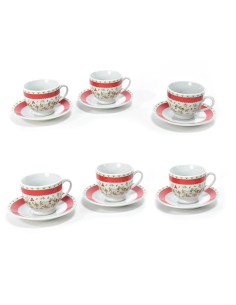 SET 6 TAZZINE 88297 90ML CON PIATTINO su Shop in Casa