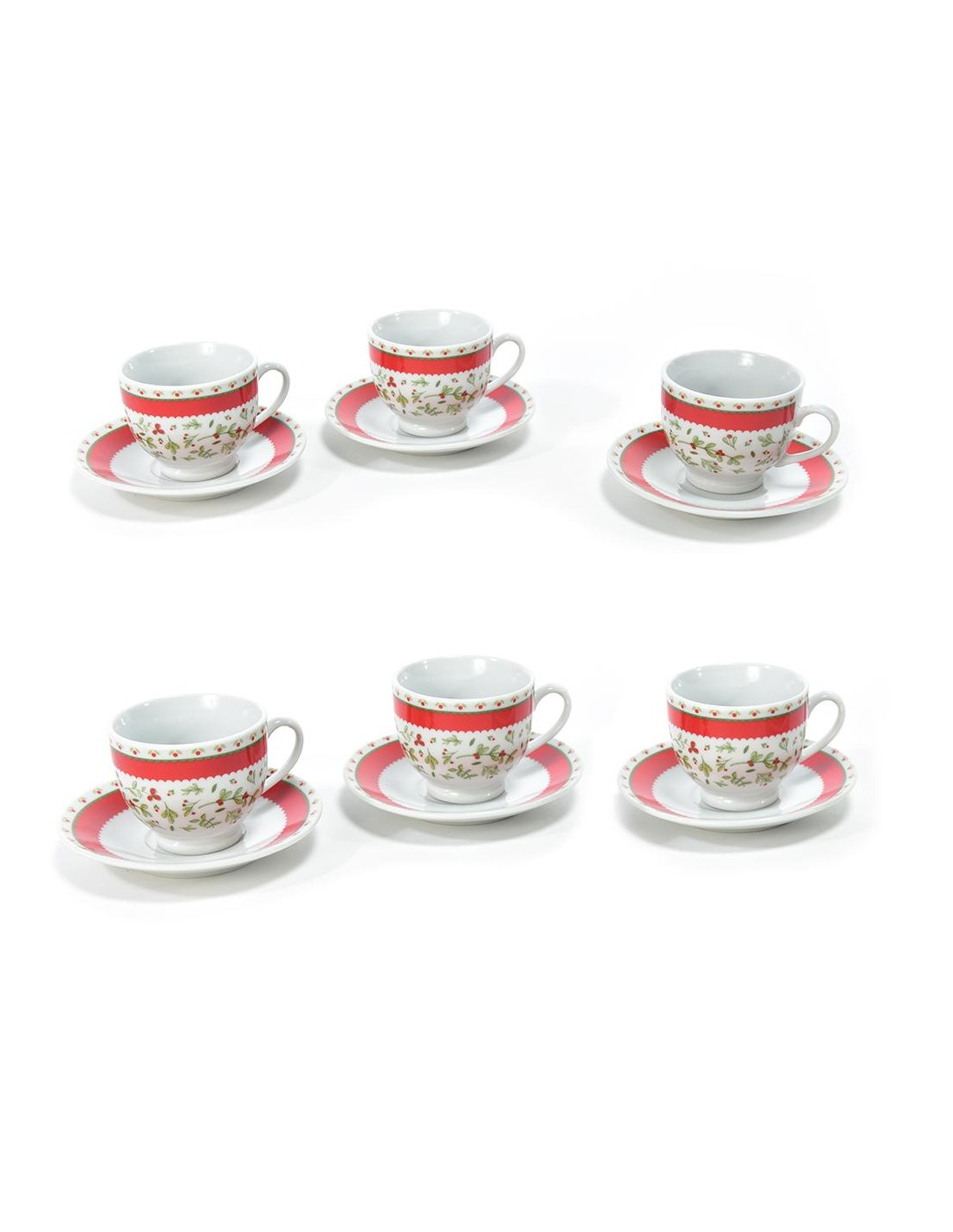 SET 6 TAZZINE 88297 90ML CON PIATTINO su Shop in Casa