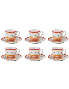 KELLY SET 6TZ CAFFE 25363 CON PIATTO su Shop in Casa
