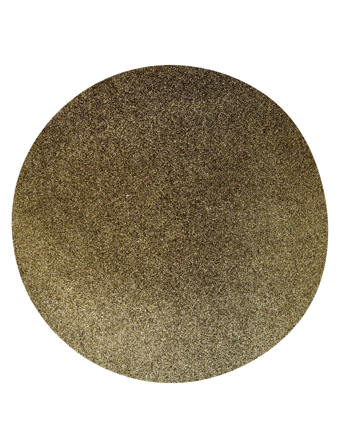 TOVAGLIETTA PLASTICA D38CM GLITTER ORO su Shop in Casa