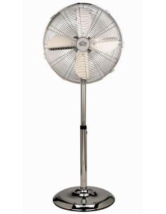 VENTILATORI: vendita online Ventilatore DCG Eltronic VE1675, Cromo, Design Elegante, 3 Kg, Compatto, Silenzioso in offerta