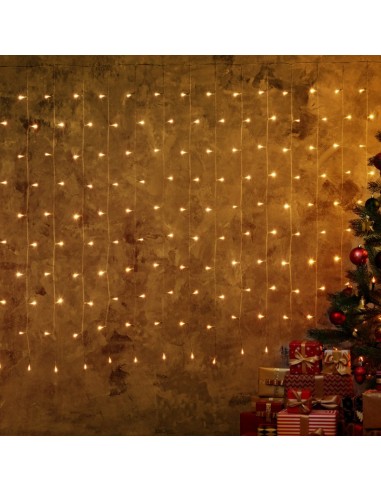 LUCI DI NATALE: vendita online Serie Luminosa Tenda 500 LED Bianco Caldo di Natale, La Magia di Natale per Decorare Ogni Ambi...