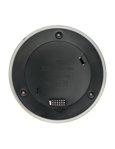 LUCI DI NATALE: vendita online SFERA VETRO GLITTER LED BIANCO CALDO 67165 in offerta