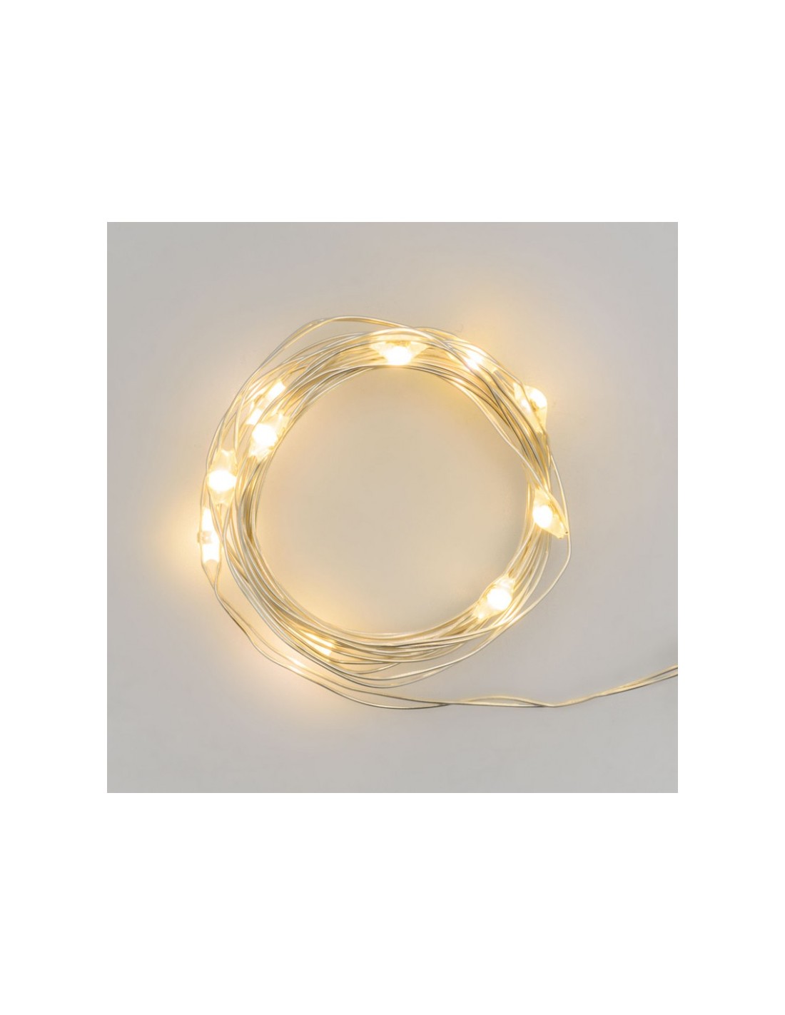 LUCI DI NATALE: vendita online Catena Lineare 2 Metri 20 MicroLED Bianco Caldo di Natale, La Magia di Natale a Casa Tua in of...