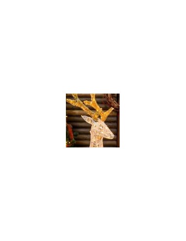 LUCI DI NATALE: vendita online RENNA LUMINOSA 63891 200LED TRADIZIONAL 105CM in offerta