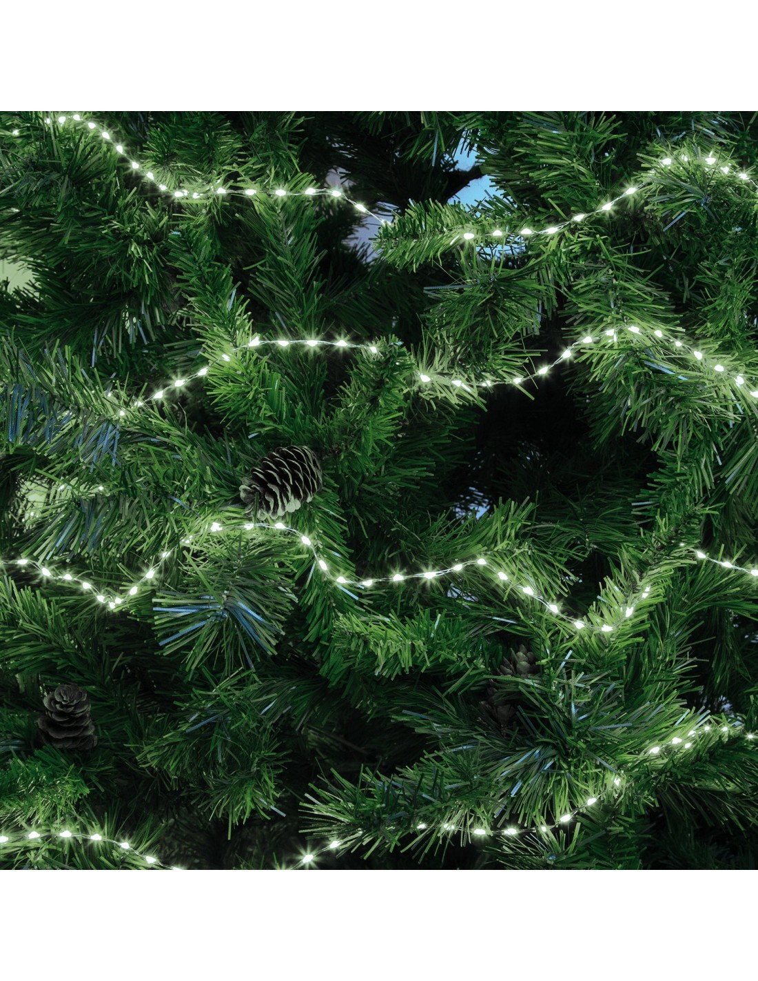 LUCI DI NATALE: vendita online Catena Luminosa 625 MicroLED Bianco Freddo - La Magia di Natale a casa tua in offerta