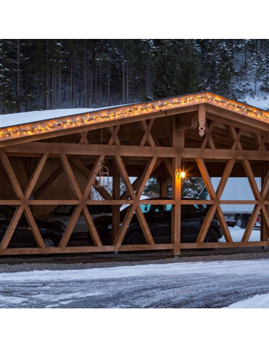 LUCI DI NATALE: vendita online Catena Luminosa 300LED Bianco Caldo - La Magia di Natale a casa tua in offerta