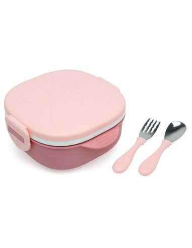 KK 03540-0 CONTENITORE PRANZO ROSA      450ML