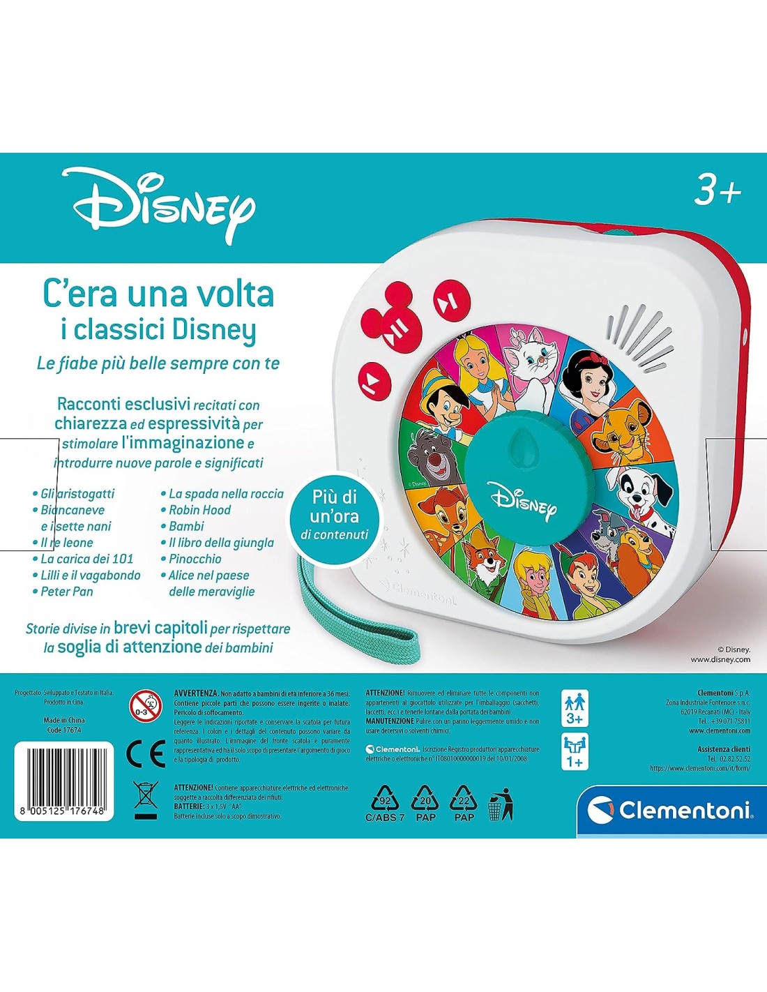 GIOCATTOLO PUBBLICIZZATO: vendita online DISNEY C'ERA UNA VOLTA 17674 in offerta