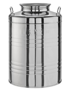FUSTI E BIDONI: vendita online BIDONE IN ACCIAIO INOX 50 LT LA NUOVA SANSONE in offerta