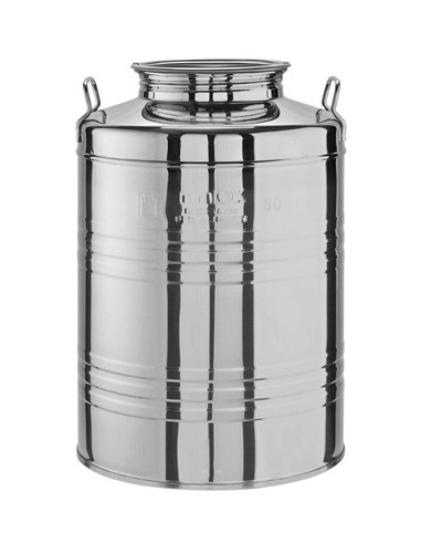 FUSTI E BIDONI: vendita online BIDONE IN ACCIAIO INOX 50 LT LA NUOVA SANSONE in offerta