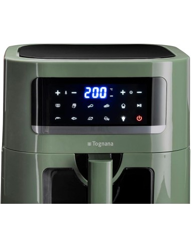 FRIGGITRICI: vendita online Tognana Iridea Friggitrice ad aria 7LT colore verde salvia in offerta