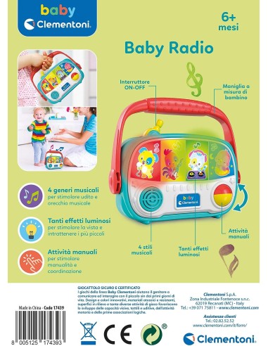 PRESCOLARI: vendita online BABY RADIO LUCI&SUONI 17439 in offerta